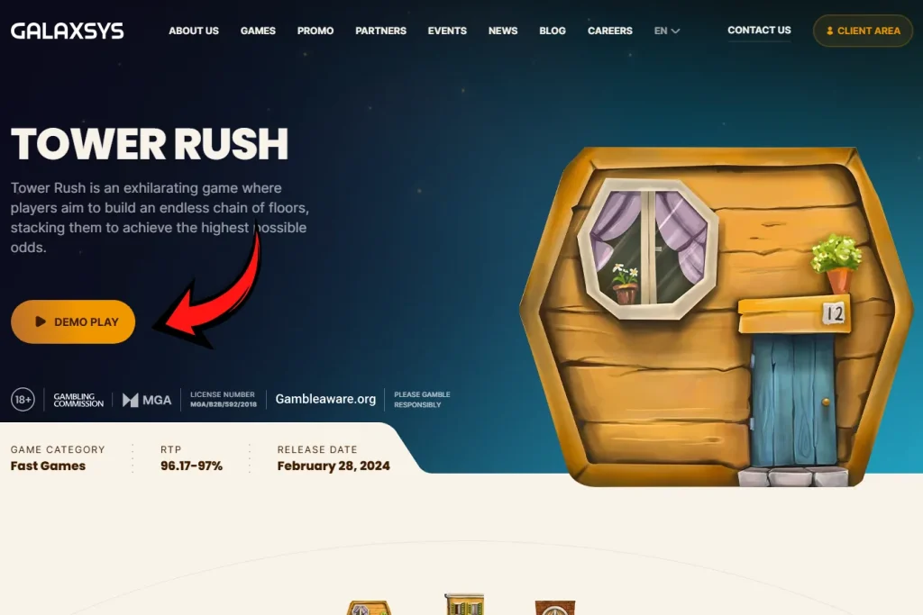 Tower Rush – Demo-Version starten